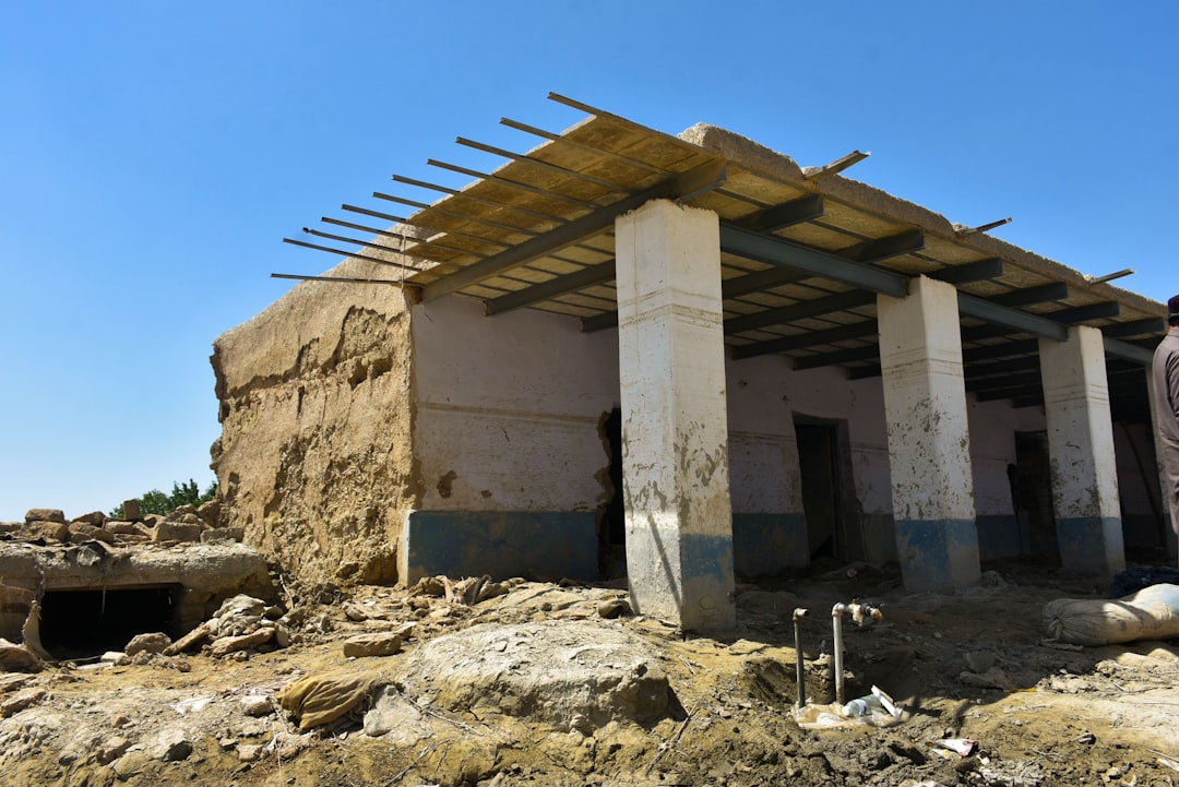 services-01 A House Break and effect by Flood in Pakistan